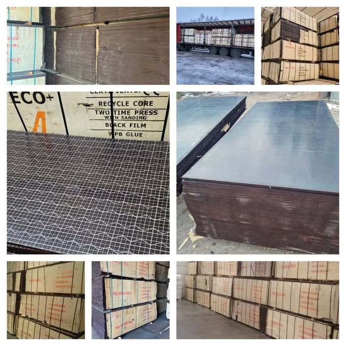 Sklejka szalunkowa Płyta Trójwarstwowa Płyta Topolowa Stemple Podpory