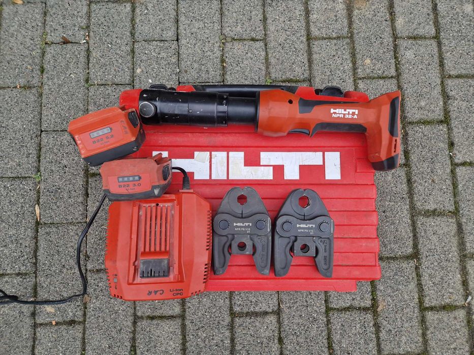 Zaciskarka prasa akumulatorowa do rur Hilti NPR 32-A V15 V18 miedź