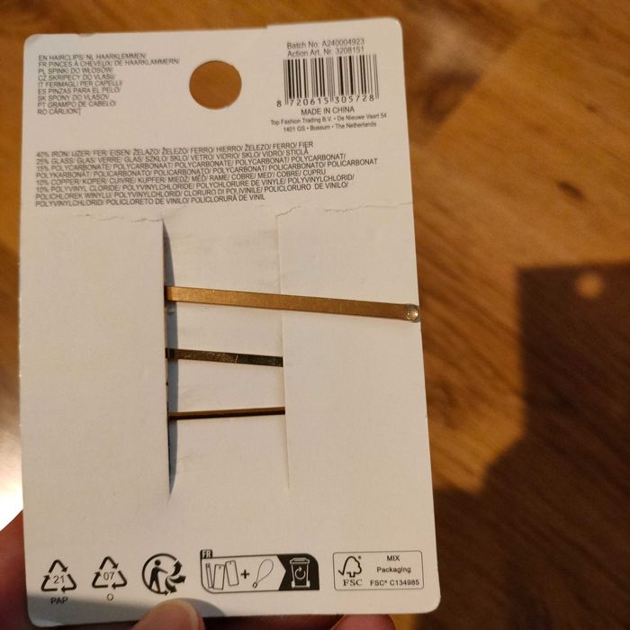 3 ozdobne wsówki / spinki do włosów