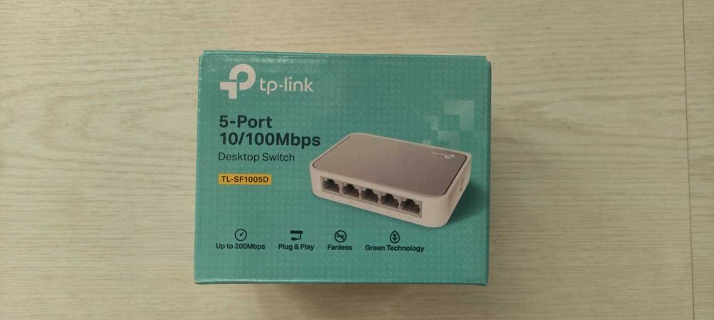 Switch TP-Link TL-SF1005D 5 Portas – Usado