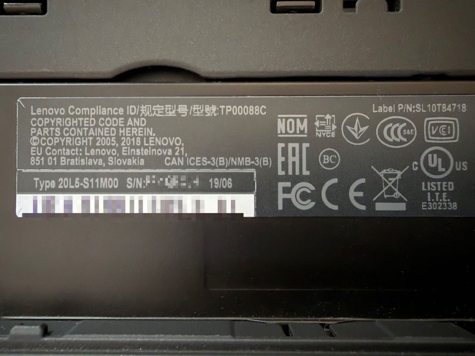 Lenovo ThinkPad T480 i5 (8 generacja)