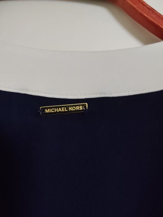 Lindo Vestido Azul Escuro Marca Michael Kors