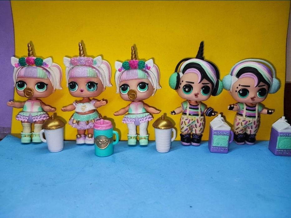 Не играные! Оригинал! Не играные куклы лол Единорожка мальчик и девочк