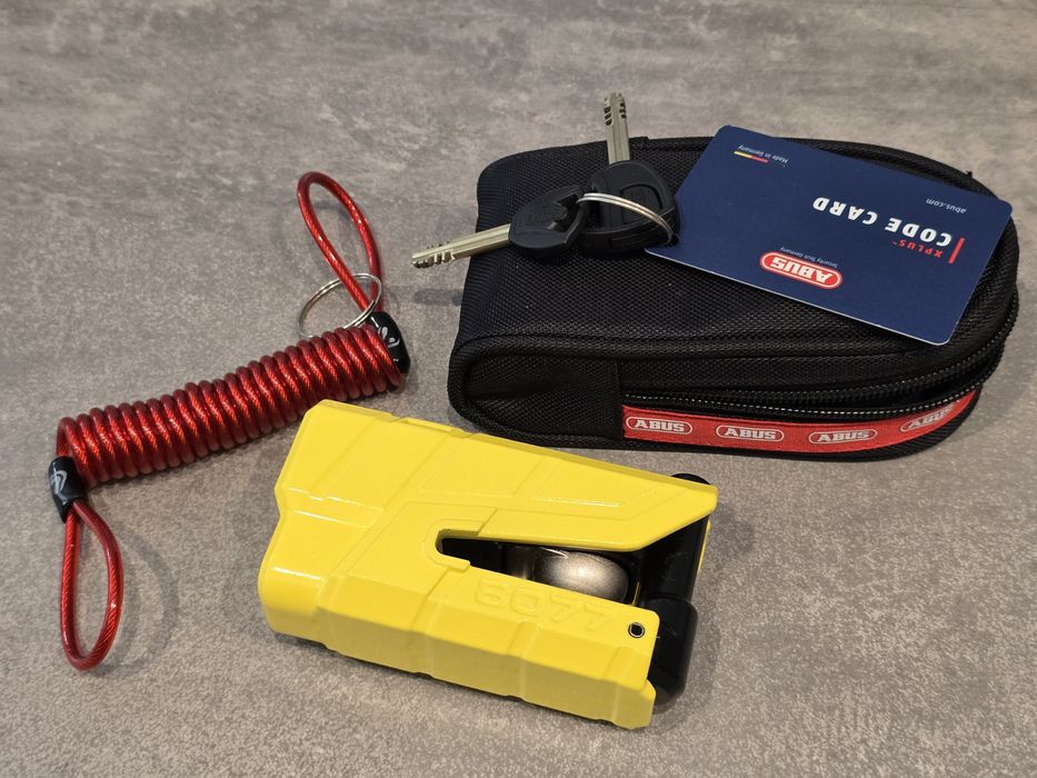 Nowa Blokada motocyklowa ABUS 8077 tanio