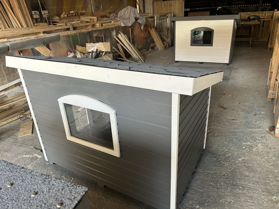 В наявності будка собача велика великих собак буда собакам утеплена