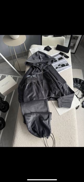 Костюм велюр  , графит , мокко , бежевий