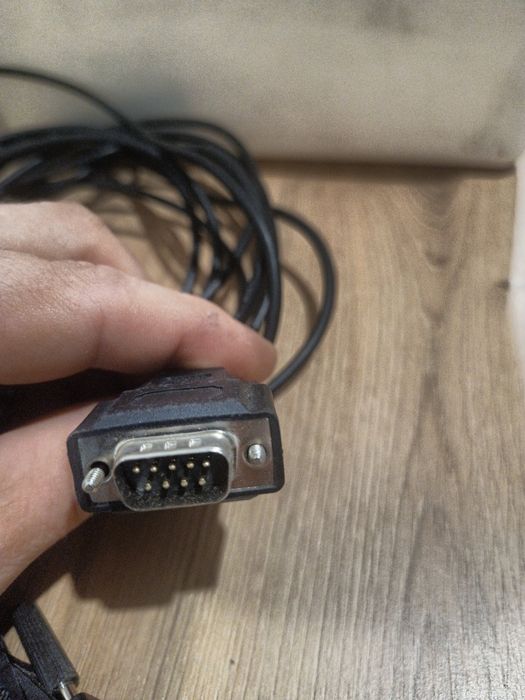 Kabel Szeregowy RS-232 (DB9) – Przedłużacz Męski-Żeński | 4 metry