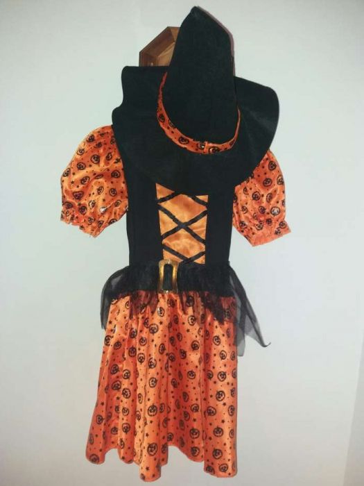 Vestido de bruxa carnaval ou haloween