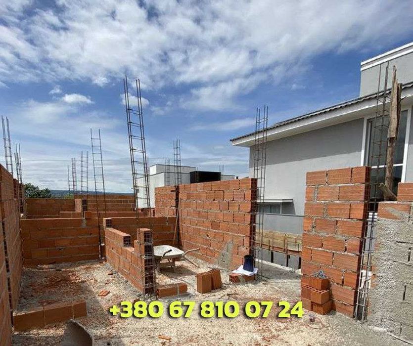 Кирпичная кладка НЕДОРОГО. Перегородки, стены. Кладка стін.Кладка стен