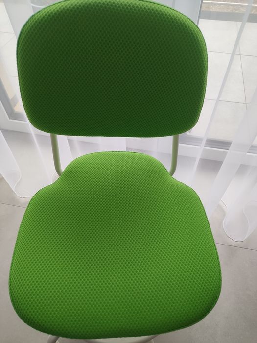 Ikea krzesło obrotowe Vimund zielone regulacja wysokości