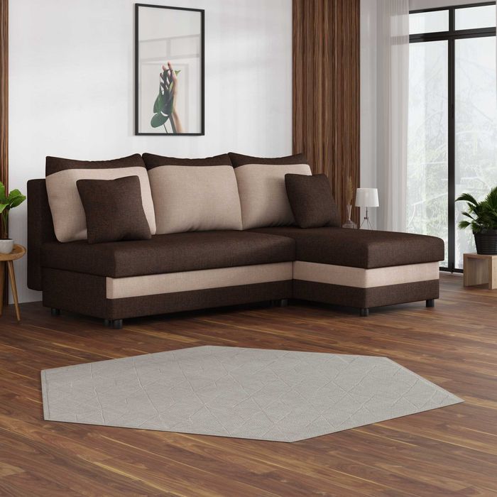 Narożnik  dostawa gratis Wypoczynek z poduszkami Materac Sofa Kanapa