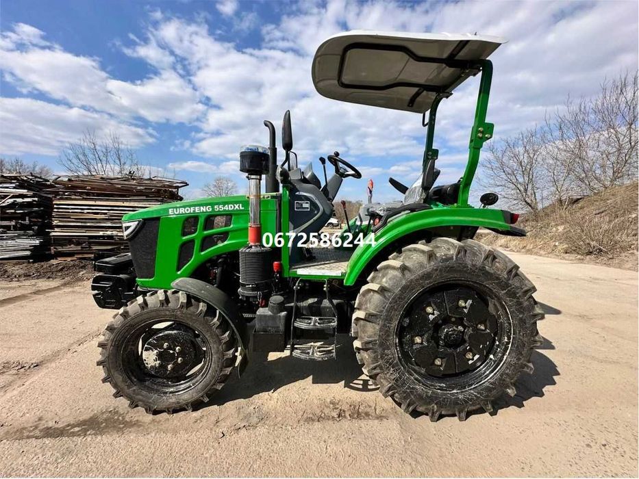 Трактор EURO FENG 554 DXL , ТОП КОМПЛЕКТАЦІЯ! Реверс , Примусова навіска, Компресор доставка безкоштовна перед вдправкою скидаемо відео огляд трактора
