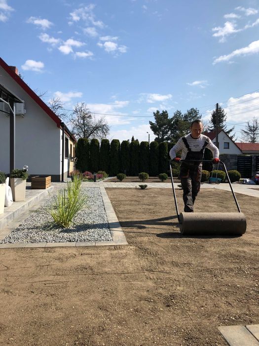 projektowanie, zakładanie ogrodów/trawników, pielęgnacja, wertykulacja