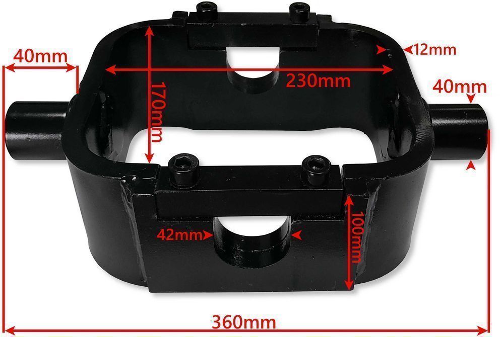 Siłownik skok 1250 kołyska agregat 24V KPL [7264]