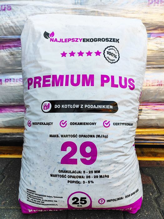 Węgiel Najlepszy groszek PREMIUM PLUS max 29 MJ/kg