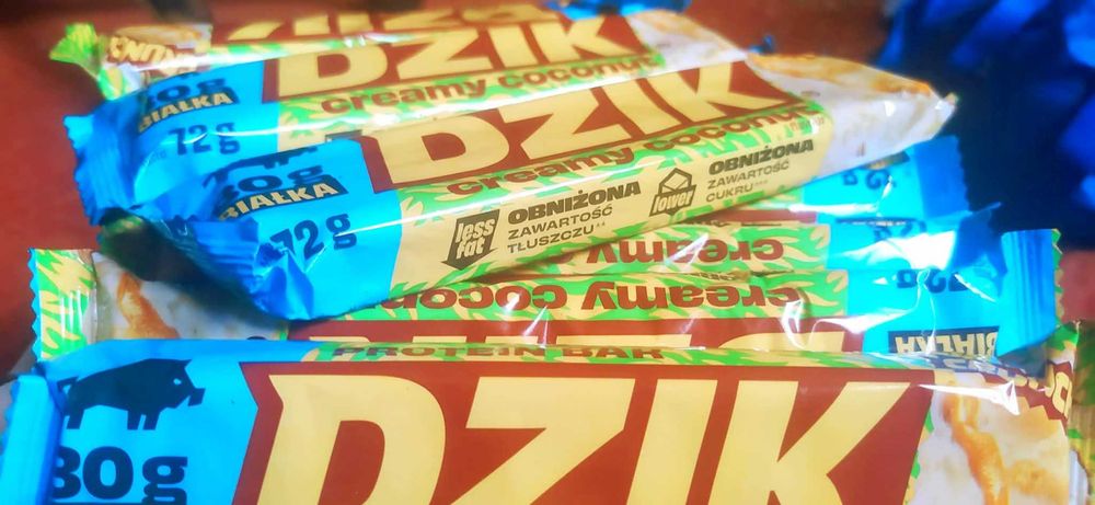 DZIK Baton Proteinowy Kokosowy 3+2Gratis