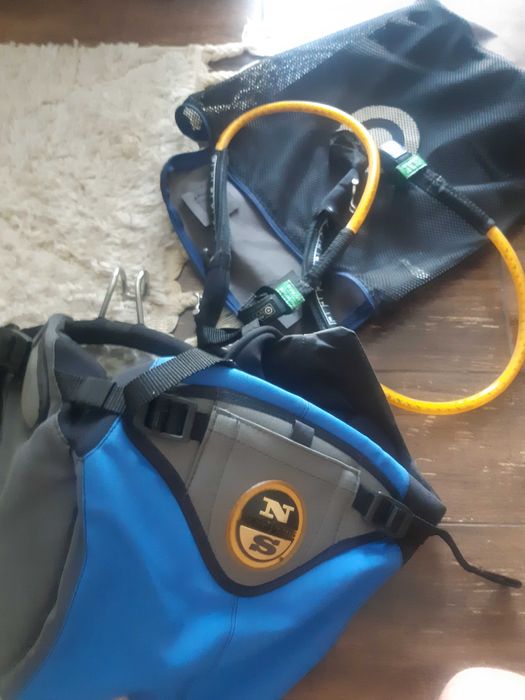 Trapez kite surfing