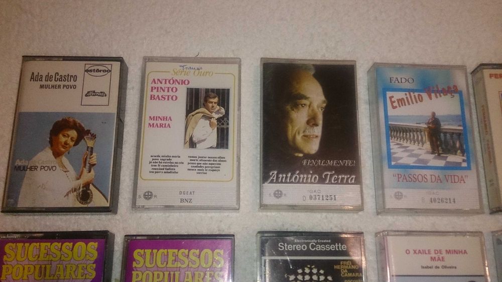 amália rodrigues, ada castro, frei hermano, câmara (cassetes) fado