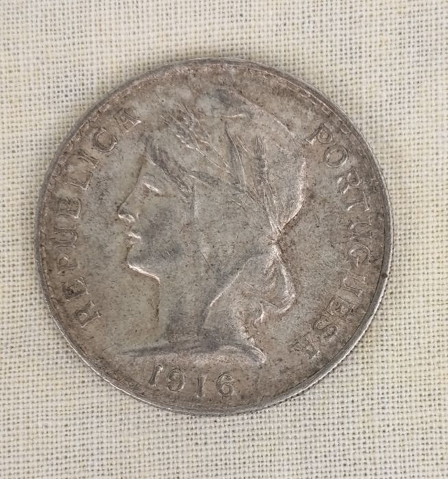 Moeda de Prata 50 Centavos 1916 – Primeira República Portuguesa