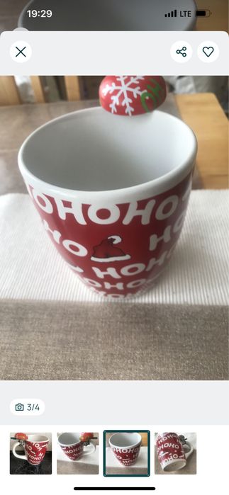Kubek świąteczny dla dzieci .