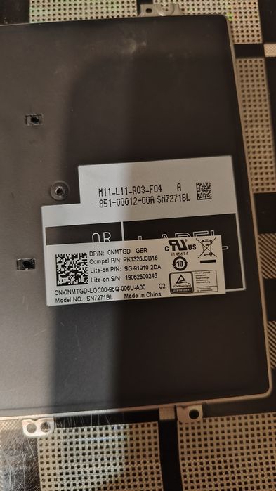 Клавиатура Dell Precision 7530 (ОРИГИНАЛ)