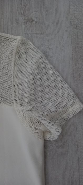 Sukienka Suknia Wizytowa Elegancka Biała Siatka L Missguided Nowa