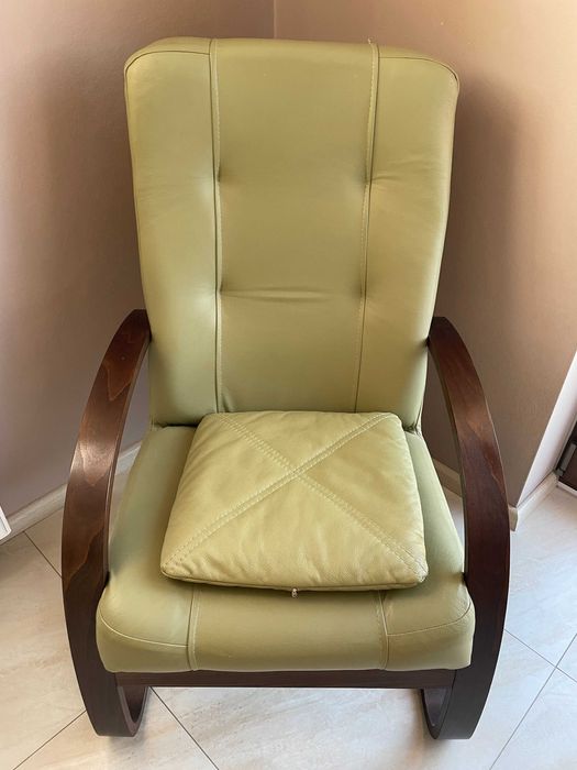 fotel bujany, krzesło bujane, finka 2 szt