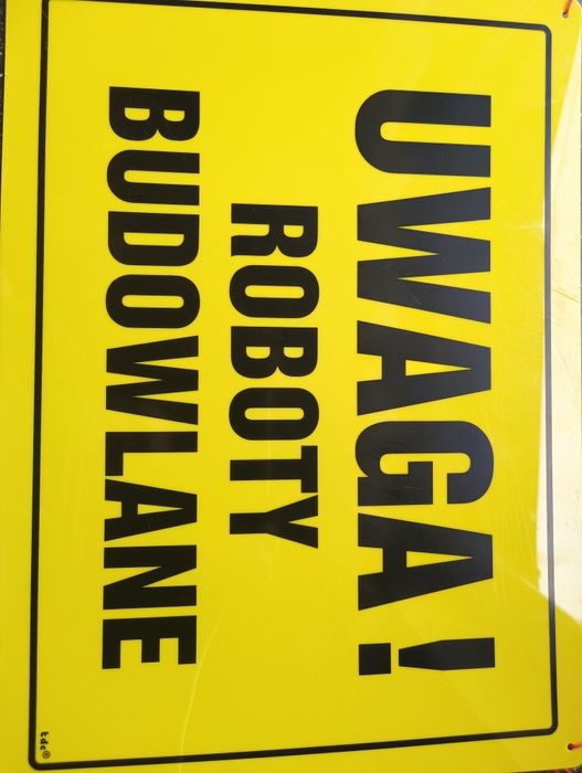 Znak roboty budowlane
