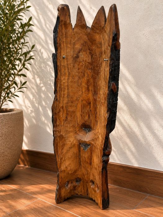 Escultura / Máscara Africana em Madeira