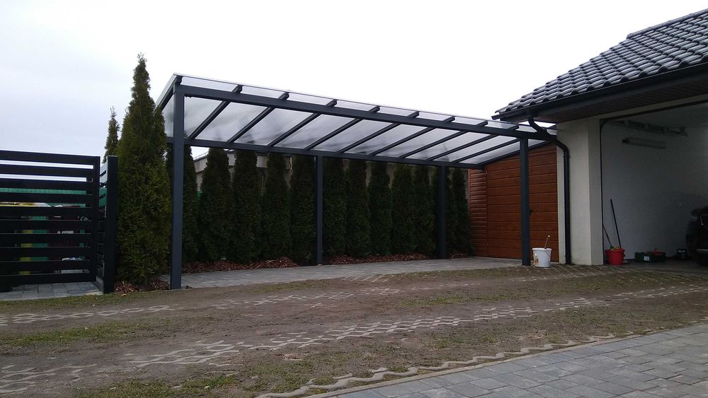Wiata pod samochod zadaszenie tarasu, balkonu