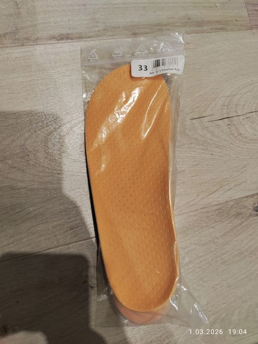 Wkładki ortopedyczne supinujące r.33