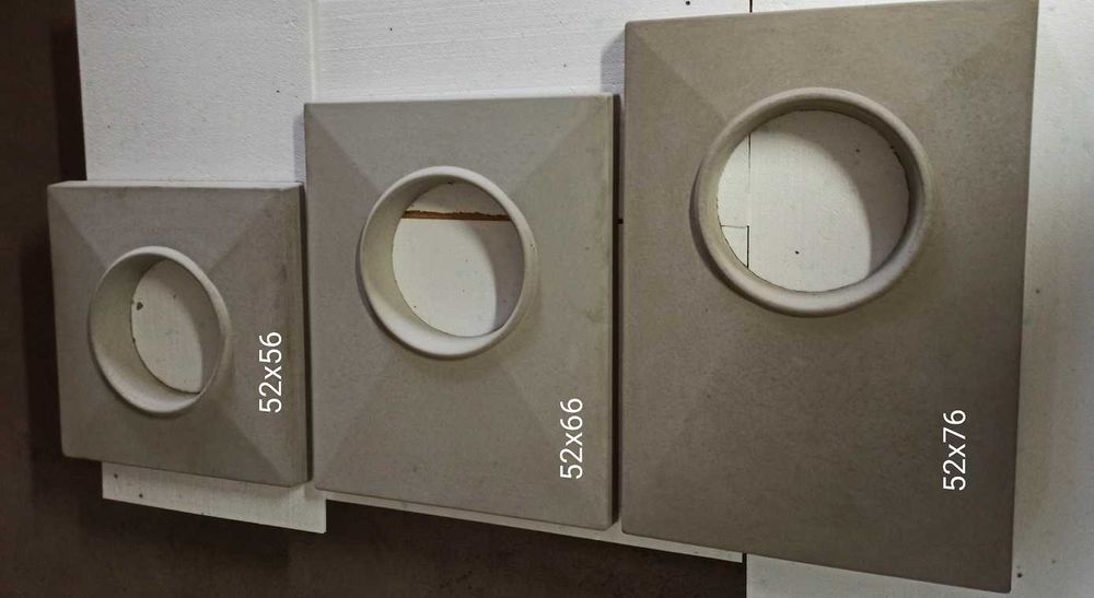 Czapa kominowa daszek kominowy 52x56