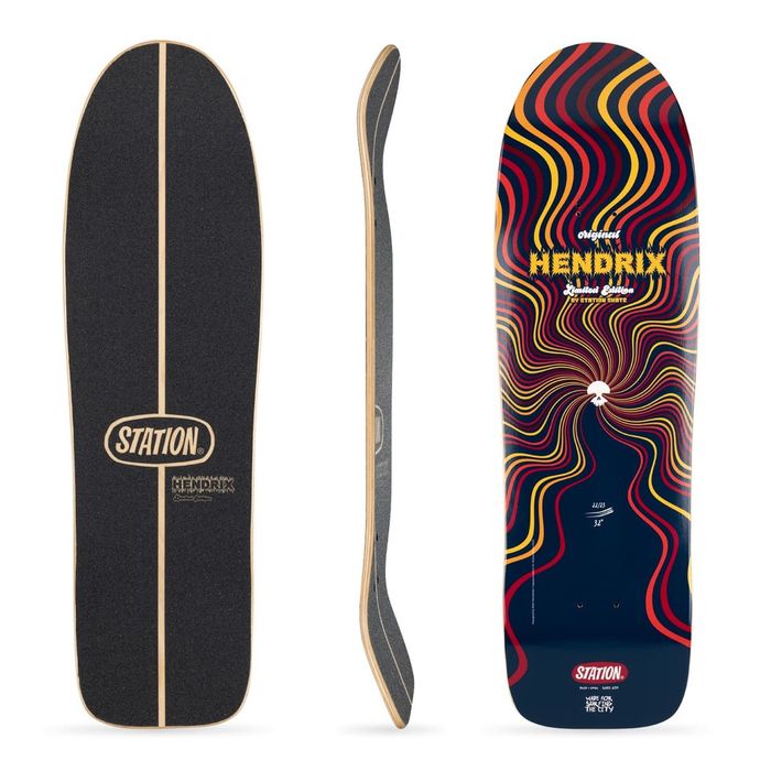Tábua de surfskate old school Hendrix