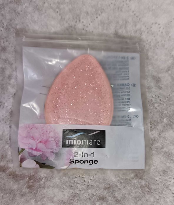 Gąbka do makijażu 2w1