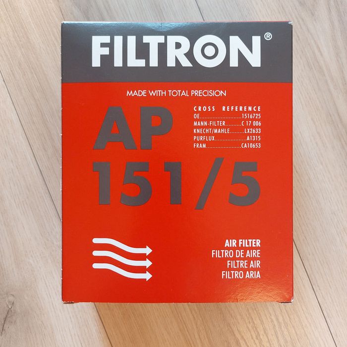 Nowy filtr powietrza FILTRON AP 151/5