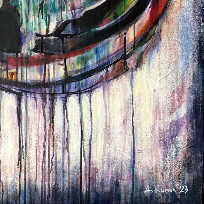 Obraz abstrakcyjny „Resistance”, 100×70 cm