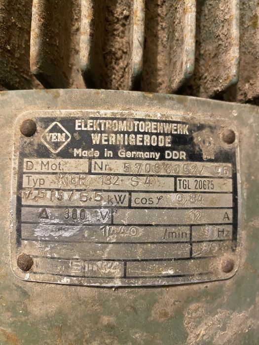 Silnik elektryczny 5.5 kw