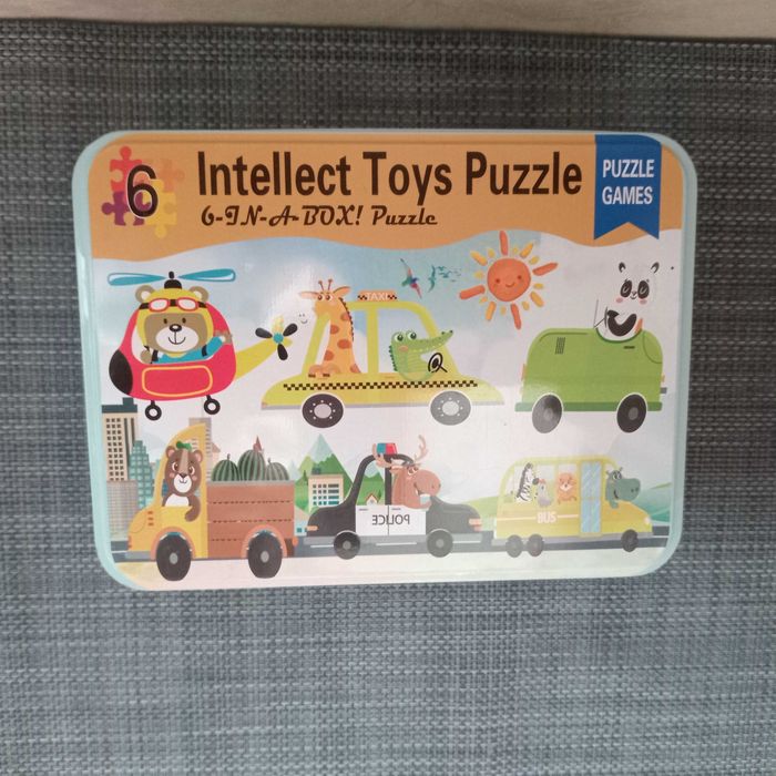 Пазли з картону, для найменших