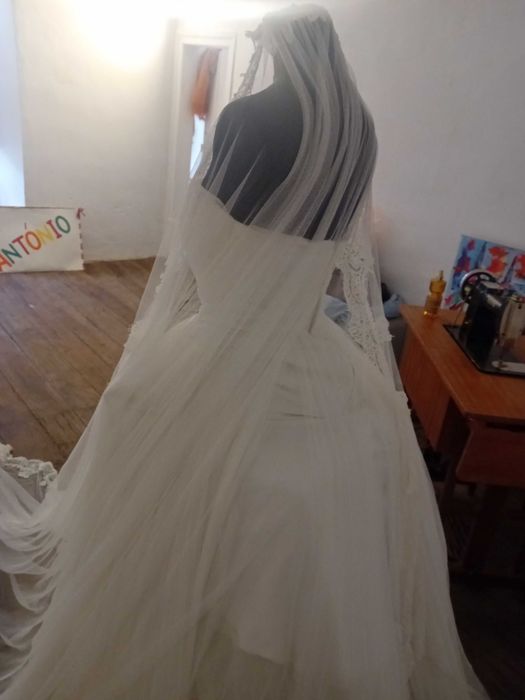 Vestido de Noiva Rosa Clará