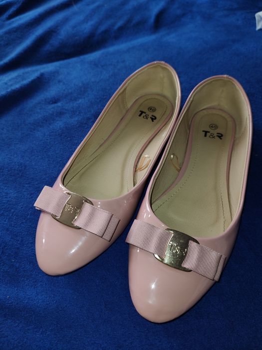 Baleriny różowe Tom&Rose rozmiar 40