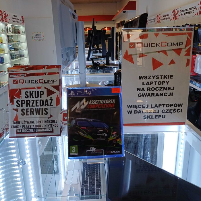Gra PlayStation 4 PS4 / PS5 NOWA Assetto Corsa PL Gwar 1 Rok