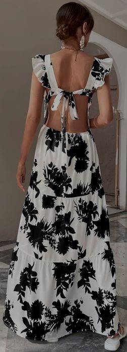 Vestido em tecido, tamanho único Novo