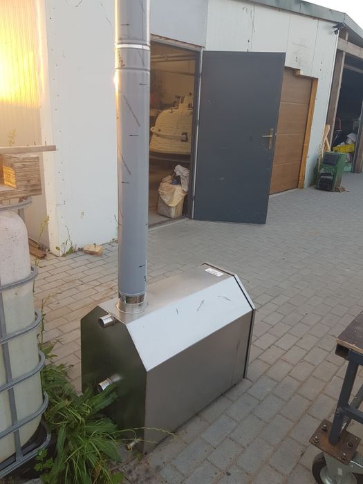 Piec 90 cm do  basenu basen balia jacuzzi stal 304