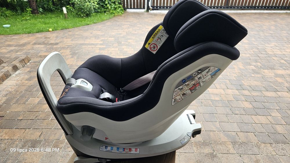 Fotelik samochodowy obrotowy coletto mokka