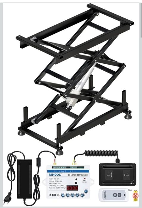 Podnośnik warsztatowy Dihool 200kg elektryczny