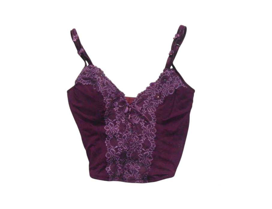Fioletowy gorset Secret Possessions 80C bielizna damska