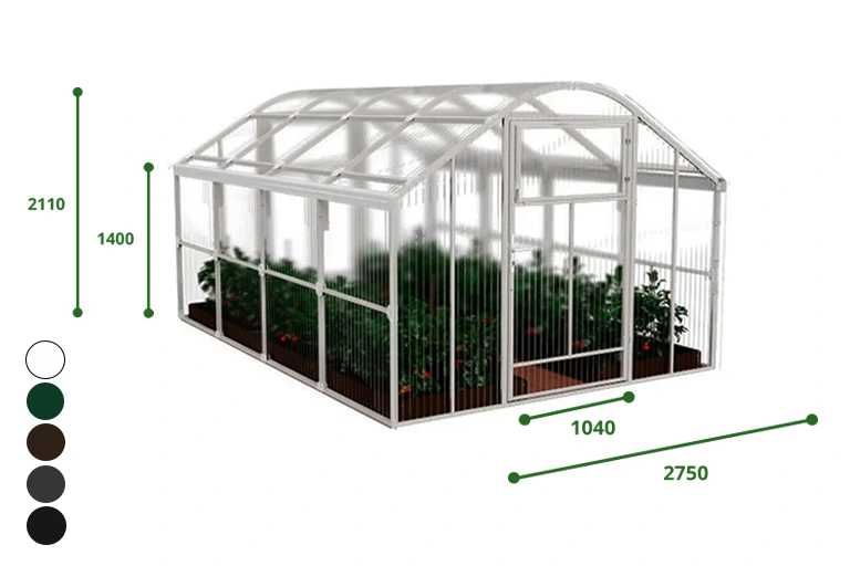 Szklarnia Botanic Partner 2.75M dostawa cała Polska GRATIS