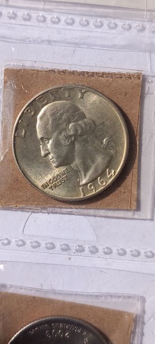 Coleção de moedas dos Estados Unidos da América e de outros países