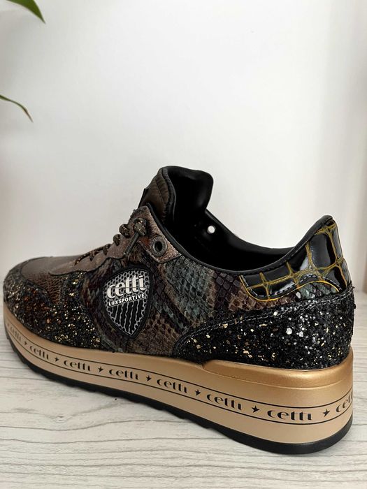 Sapatilhas de pele, Cetti, tamanho 40