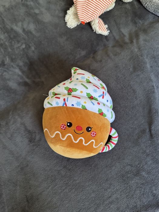 Подушка кекс рождественский кексик как squishmallows